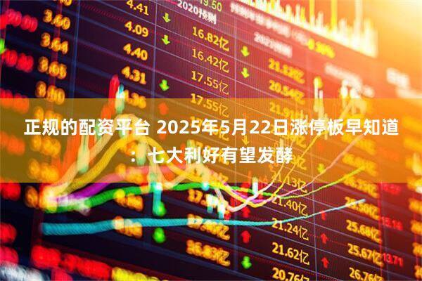 正规的配资平台 2025年5月22日涨停板早知道：七大利好有望发酵